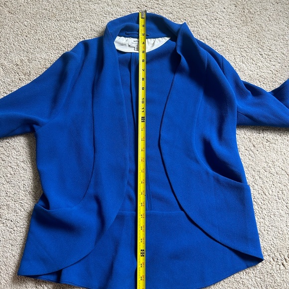 Aritzia Wilfred Open Front Jacket Blazer - Size 6 Royal Blue - Picture 3 of 6